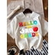 thumbnail image 3 of Girls & Boys "School Theme Cotton Graphic Tees, Back To School Clothes Girls, Black Casual Summer Shirts With 'Hello 3rd Grade' Design, Gift For First Day of School, Round Neck Short Sleeve, 3 of 6