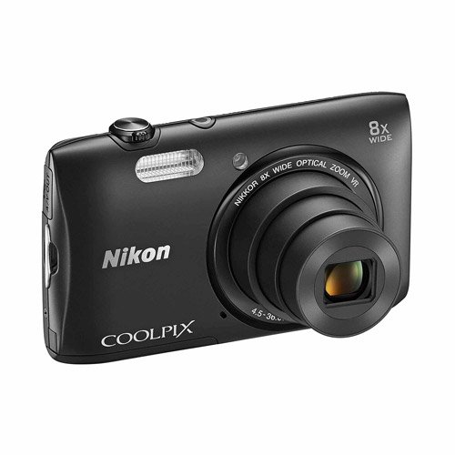 Nikon Coolpix S3600 20.1 Megapixel Compact Camera, Black