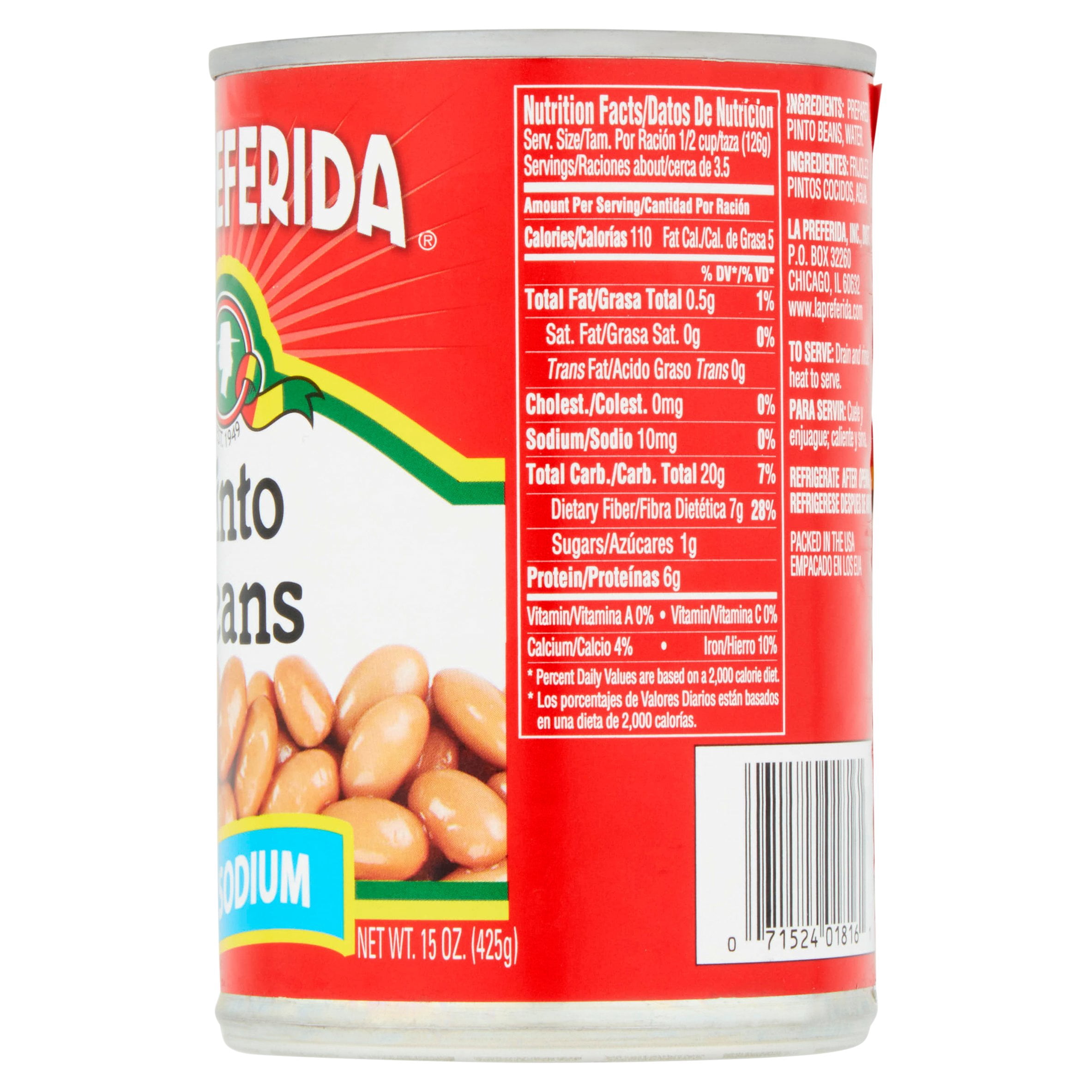 La Preferida Pinto Beans, 15 Oz