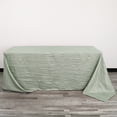 thumbnail image 2 of Your Chair Covers - Sage 90 x 156 Rectangular Crinkle Taffeta Tablecloths for Restaurants, Weddings, Dinner or Birthday Parties, 2 of 5