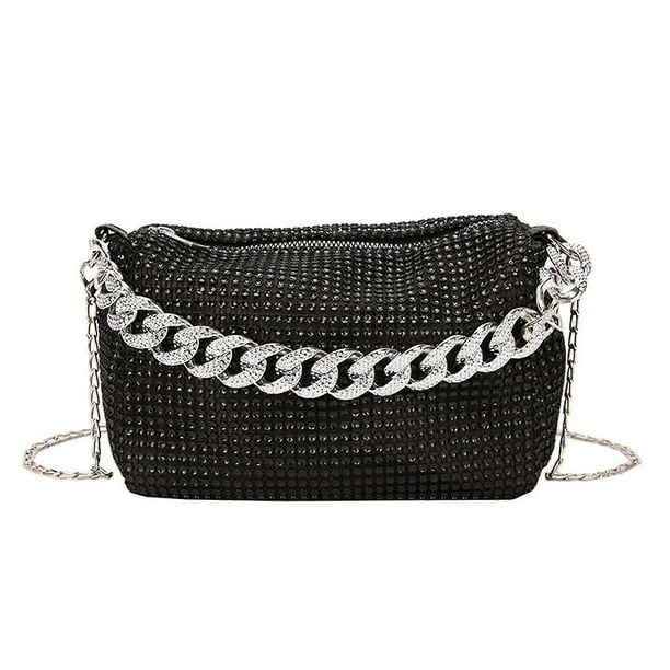 For Rhinestone Evening Bag Handbag Underarm Shoulder Bag For Carnival Party