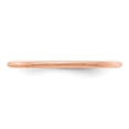 thumbnail image 4 of 14K Rose Gold 1.2mm Half Round Satin Stackable Band Size 5, 4 of 6