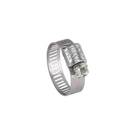 

Ideal Tridon 4005878 0.312 to 0.625 in. Micro-Gear SAE 4 Silver Hose Clamp Stainless Steel Screw - Pack of 10