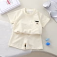thumbnail image 5 of MEZZALL Child Girls Summer Short Sleeve Knit Outfit Sets Two Piece Casual Sporty Tracksuit For Toddler Kids Lightweight Breathable Fashion Clothes Sets Round Neck Comfort Clothing Sets, 5 of 5
