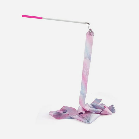 HAMPPLIES 3Pcs Bright Color Dancing Ribbons for Fitness Gymnastics 78.7x1.8x0.4In