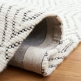thumbnail image 5 of SAFAVIEH Marbella Rosanne Diamond Area Rug, Ivory/Black, 6' x 9', 5 of 8
