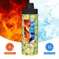 thumbnail image 5 of Pofeuu Cute Dinosaurs Print 18oz Sports Insulated Kettle Stainless Steel Vacuum Water Bottle Leakproof Sport Flask, 5 of 7
