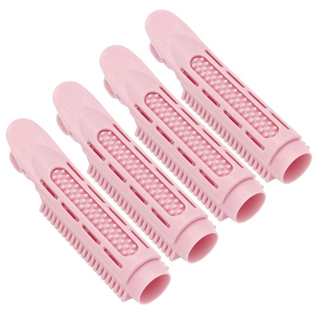 ZECATL Volumizing Hair Root Clip Styling Hair Clips Natural Fluffy Hair No Damage And Heat Free Volumized Hairstyle for Home Professionally Fluffy Hair Clip Hair Root Curler Roller (4Pcs, Pink)