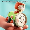 thumbnail image 4 of Can Press and Go Toy Car, Friction Powered Vehicle with Whistle, Cartoon Design, No Battery Needed, Portable Size, 4 of 7