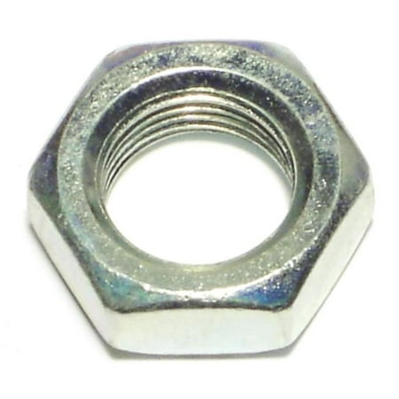 

1/2 -20 x 27/32 Zinc Plated Steel Fine Thread Hex Jam Nuts JNS-192 (8 pcs.)