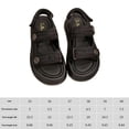 thumbnail image 2 of Sandalias de plataforma con sandalias de vestir ajustables con doble hebilla para mujeres y niñas, 2 of 6