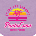 thumbnail image 4 of Inktastic Enjoy the Sunshine Punta Cana Summer Paradise Boys or Girls Baby Bib, 4 of 4