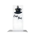 thumbnail image 2 of Repisa De Pared Decorativa Flotante Diseño Caffe Bar 50 Cm Blanco, 2 of 5