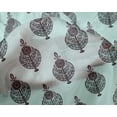 thumbnail image 4 of oneOone Silk Tabby Fabric Leaves & Floral Block Decor Fabric Printed BTY 42 Inch Wide, 4 of 5