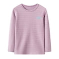 thumbnail image 2 of MEZZALL Girls Winter Sleepwear Soft Pajamas Tops Cozy O-Neck Long Sleeve Thermal Shirt For Kids Warm Flannel Nightwear Fashionable, 2 of 4