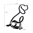 thumbnail image 2 of MXHHR Metal Decorative Sculpture,Dog Minimalist Art Sculpture（Beagle Dog）,Room decor, Home, 2 of 6