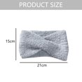 thumbnail image 1 of 2 Pack Bandeaux pour Femmes Temps Froid Bandeau Croisé Tricoté Chauffe-Oreilles d'Hiver, 1 of 5