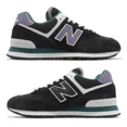 thumbnail image 3 of New Balance 574 NB Black Purple Green Men Casual Lifestyle Shoes U574LV2-D, 3 of 6