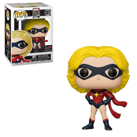 Funko POP! Marvel 80 Years Ms. Marvel #527 NYCC Limited Edition Convention Sticker Exclusive