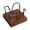 Black, variant on Walnut Wood 3x3 Inch Desk Note Dispenser, Sturdy Holder For Study And Office Organizer (Rose Gold)