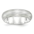 thumbnail image 3 of 925 Sterling Silver 6mm Satin Finish Band Ring Size 11, 3 of 6