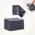 thumbnail image 6 of Smiry 100% Cotton Waffle Weave Kitchen Dish Cloths, Ultra Soft Absorbent Quick Drying Dish Towels, 12x12 Inches, 6-Pack,Dark Gray, 6 of 6