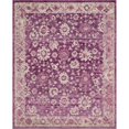 thumbnail image 1 of Unique Loom Penrose Vintage Floral Rug 8' x 10' Rectangle Purple/Ivory, 1 of 1