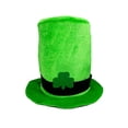 thumbnail image 2 of DJN St. Patrick's Day Top Hat Green Irish Magician Hat with Shamrock Theme Party Hat D One Size, 2 of 6