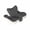 Gray, variant on Hyknon Ergonomic Neck Support Pillow, Memory Foam Contoured Head Pillow for Comfortable Sleeping, Cervical Pillow for Neck Pain Relief, Bed and Travel Use