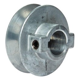 Poulie à Rainure Unique En Aluminium Type A - Diamètre 100mm Pour Compresseurs Et Pompes