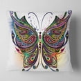 thumbnail image 2 of Designart Variegated Butterfly - Abstract Throw Pillow - 16x16, 2 of 5