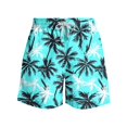 thumbnail image 4 of Xysaqa Men Big & Tall Swim Trunks Fashion Hawaiian Print Board Shorts Elastic Waist Beach Shorts Swimwear with Pockets 3X 4X 5X Clearance, 4 of 5