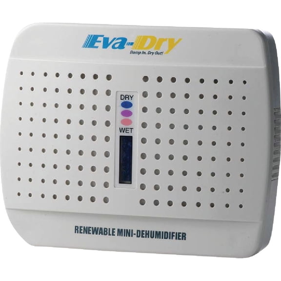 Eva-Dry-1PK Eva-Dry 333 Cu. Ft. Coverage 20 to 30 Days Duration Renewable Mini Dehumidifier Pack of 6 E-333 612386 Bundle 6