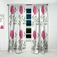 thumbnail image 2 of Designart 'Blossom Pink VIII' Floral Curtain Panel, 2 of 5