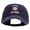 Navy, variant on 82nd Airborne Retired Embroidered Washed Solid Pigment Dyed Cotton Twill Brass Buckle Cap - Navy OSFM