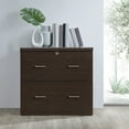 thumbnail image 2 of Alpine 2-Drawer Engineered Wood Lateral File with Lockdowel in Espresso Finish, 2 of 11