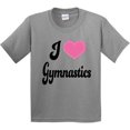 thumbnail image 3 of Inktastic I Love Gymnastics Youth T-Shirt, 3 of 5