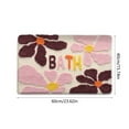 thumbnail image 3 of Blueek Non Slip Bathroom Floor Mat, Absorbent Polyester Entrance Rug with Quick Dry, Soft Bedroom Carpet(Pink,24x16in), 3 of 6