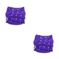 thumbnail image 3 of Qarigey Pañal para adultos, reutilizable, lavable, ajustable, a prueba de fugas, transpirable, pantalones de enfermería, tela ligera para Púrpura 2Conjunto, 3 of 6