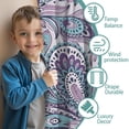 thumbnail image 3 of Blackout Kids Curtains,Paisley Pattern Childrens Insulated Curtains Set Of 2,Bedroom Essentials,Toddler Room Decor 52"x63"(132x160cm), 3 of 4