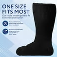 thumbnail image 3 of Impresa 6-Pack Extra Width Socks for Lymphedema - Bariatric Sock, 3 of 7