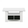 thumbnail image 3 of Furinno Andrey Coffee Table with Bin Drawer, White/Black, 3 of 7