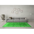 thumbnail image 3 of Ahgly Company Indoor Rectangle Oriental Green Industrial Area Rugs, 4' x 6', 3 of 4