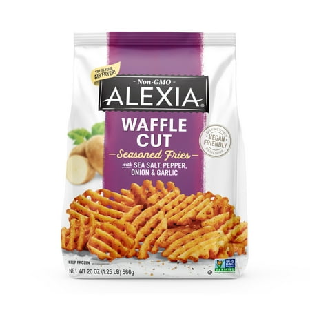 Alexia® Waffle Cut Seasoned Fries with Sea Salt, Pepper, Onion & Garlic 20 oz