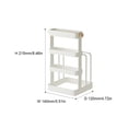 thumbnail image 3 of Billuyoard Soporte para rebanadora de cocina, tapa de cocina, organizador de platos, armario, encimera, ahorro de espacio, organización de estantes de Cocina y Comedor Billuyoard HA065824-00, 3 of 6