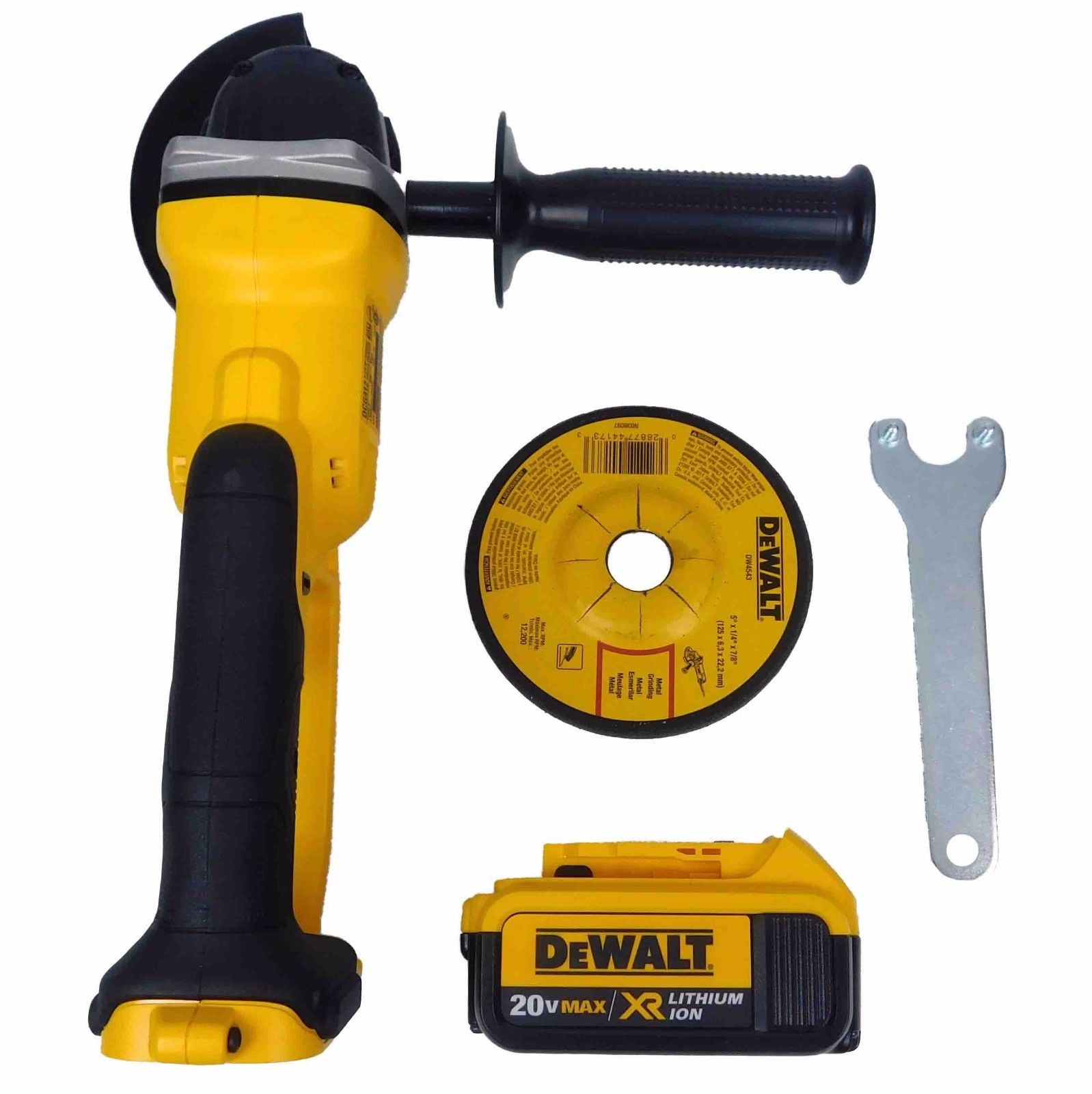 Dewalt Grinder DCG412 20V Cordless Cut-Off Tool DCB204 4.0Ah Battery - Walmart.com - Walmart.com