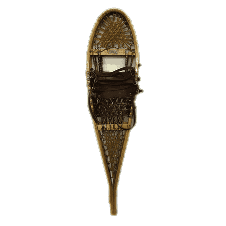- Iverson Michigan 12 X 46 Rawhide Snowshoes W/ Leather Harness 240lb Capacity