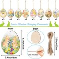 thumbnail image 3 of Easter Style Wooden Egg Pendant Set: A Festive And Timeless Accessory For Spring Celebrations, 3 of 6