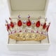 thumbnail image 2 of Nvzi Tiara de boda para novia, diadema de princesa, corona de novia, joyería para el cabello con diamantes de imitación de cristal,graduación, boda, fiesta de disfraces (B), 2 of 4