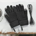 thumbnail image 5 of mnjin winter electric heating warm gloves usb gloves mobile power computer electric heating gloves yellow, 5 of 8